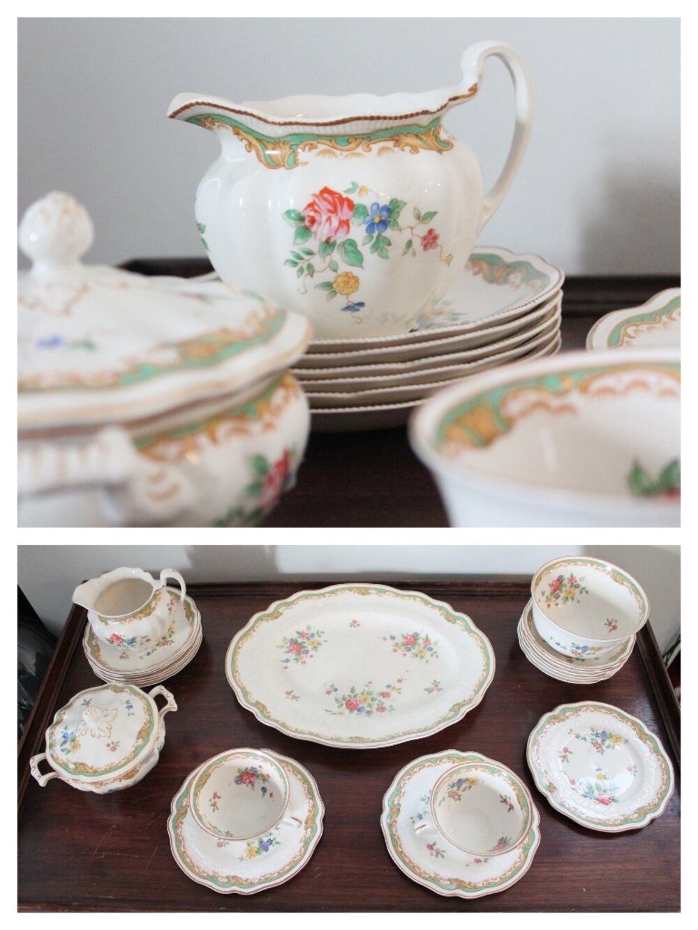 [JOHNSON BROS] "The Lucerne" Set of Dishes (21 pcs)